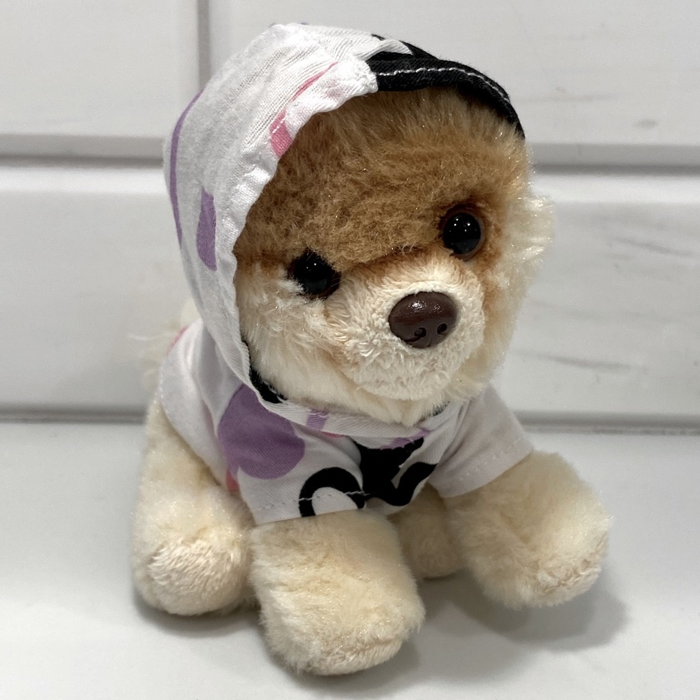 Gund Itty Bitty Boo, Hoodie With Hearts #004